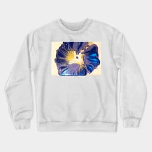 Amethyst Blue Spin Flower Crewneck Sweatshirt